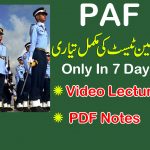 PAF Civilian Test Preparation Course